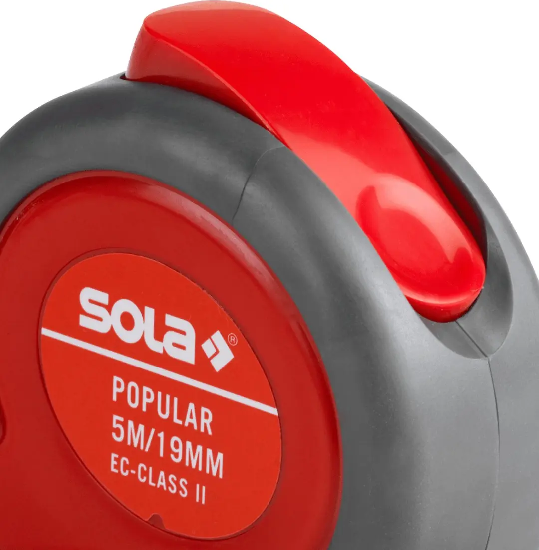 Sola Popular PP3 Rolbandmaat 3m x 13mm - Geel/Rood