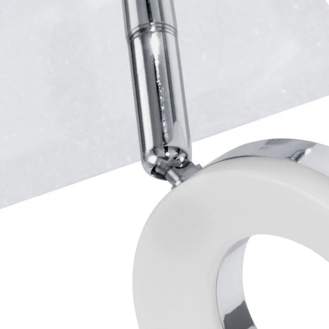 Eglo Gonaro Spot 4 Lichtpunten LED 280x280mm - Chroom/Wit