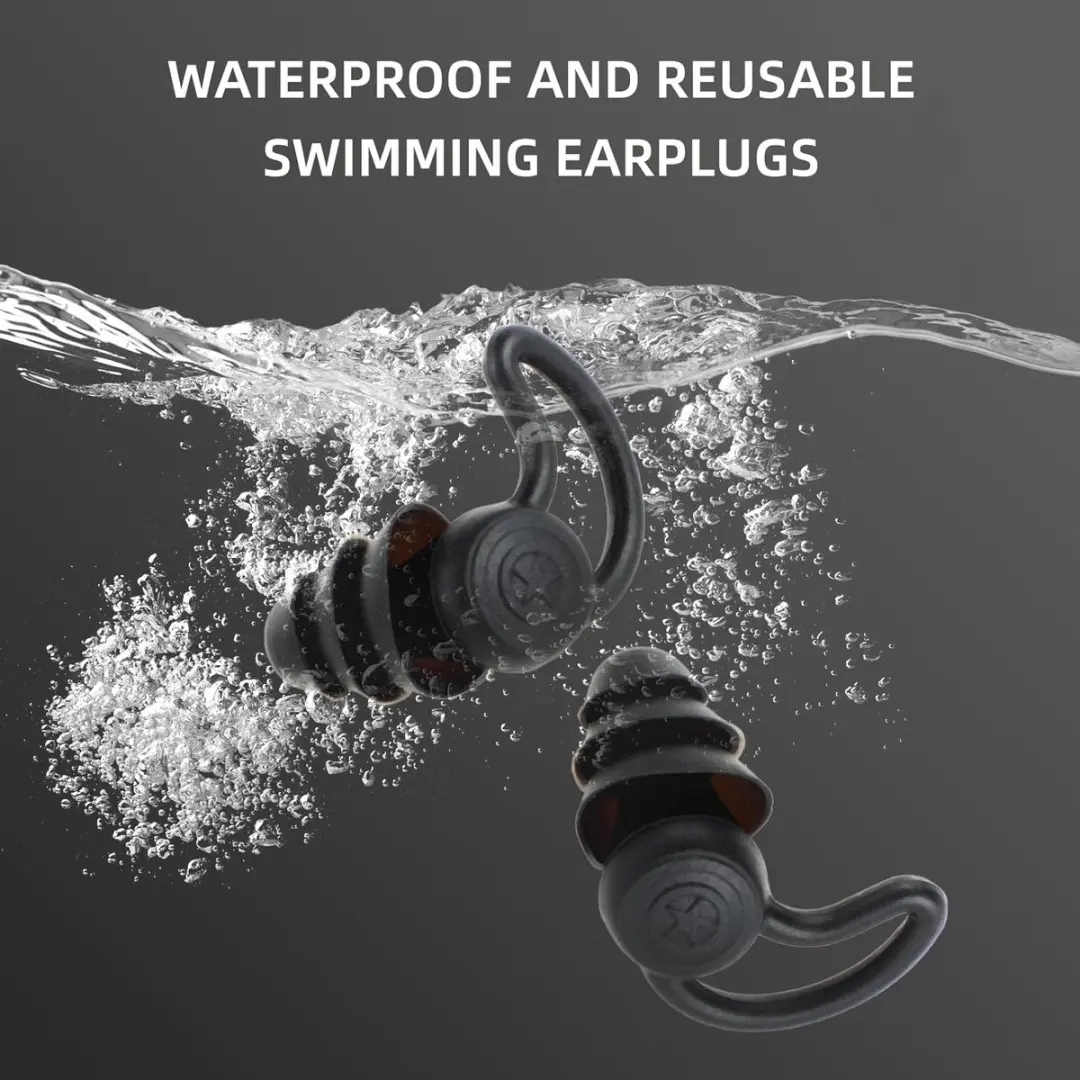 ECTEATOY Siliconen Oordopjes 4 Paar - Waterdicht - afbeelding 2 van 6