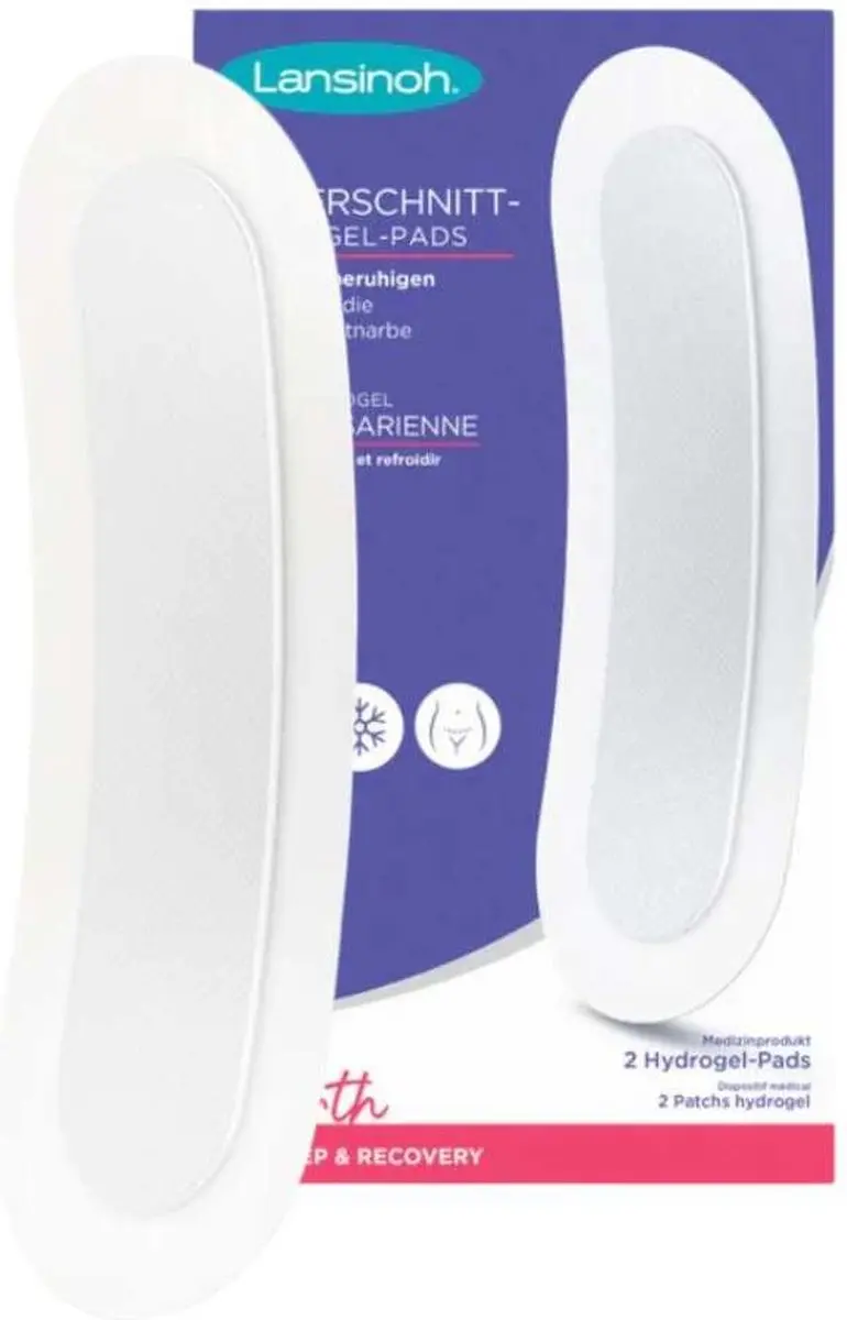 Lansinoh Hydrogel Keizersnede Pads - 2 Stuks - afbeelding 6 van 6