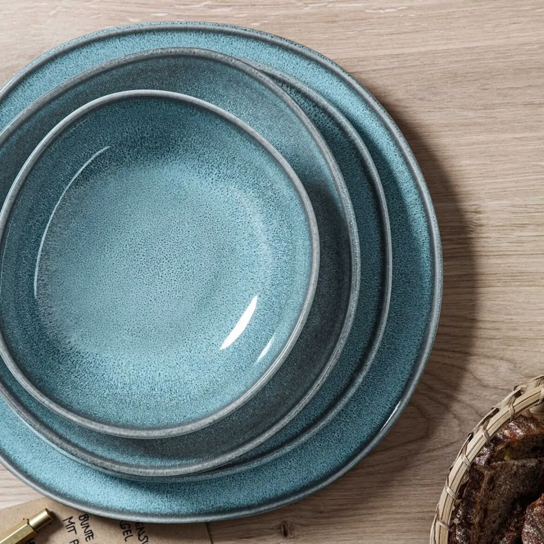 Villeroy & Boch Serviesset Lave Glace - 8-delig - Groen