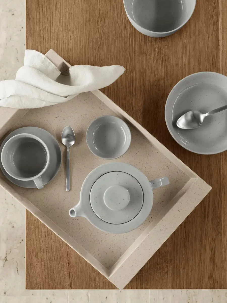 Blomus Sablo Cloud Schaal - 4-delig - Lichtgrijs/Beige
