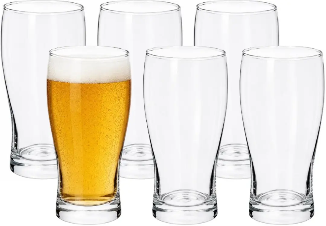 Excellent Houseware Bierglazen Set 6x 550ml