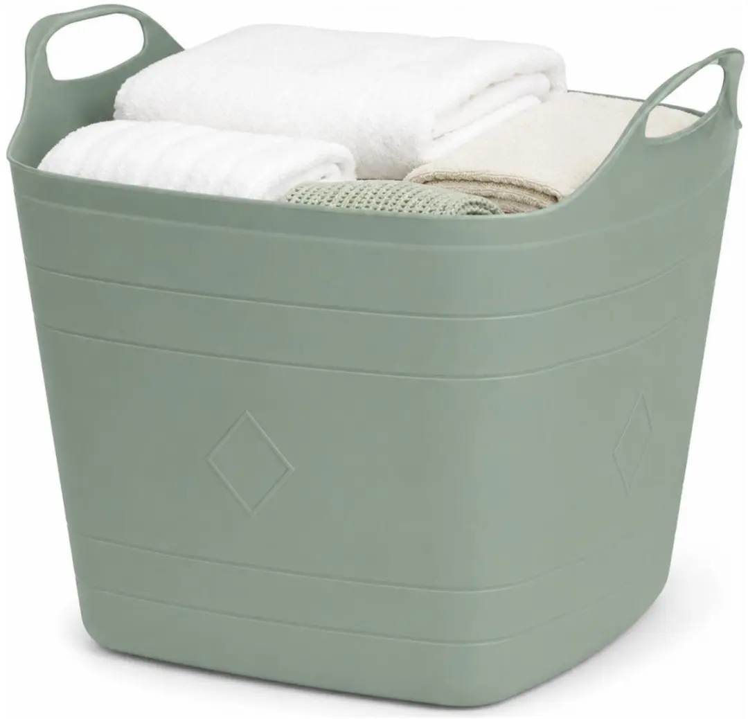 Excellent Houseware Flexibele Emmer Groen - 3x 15L