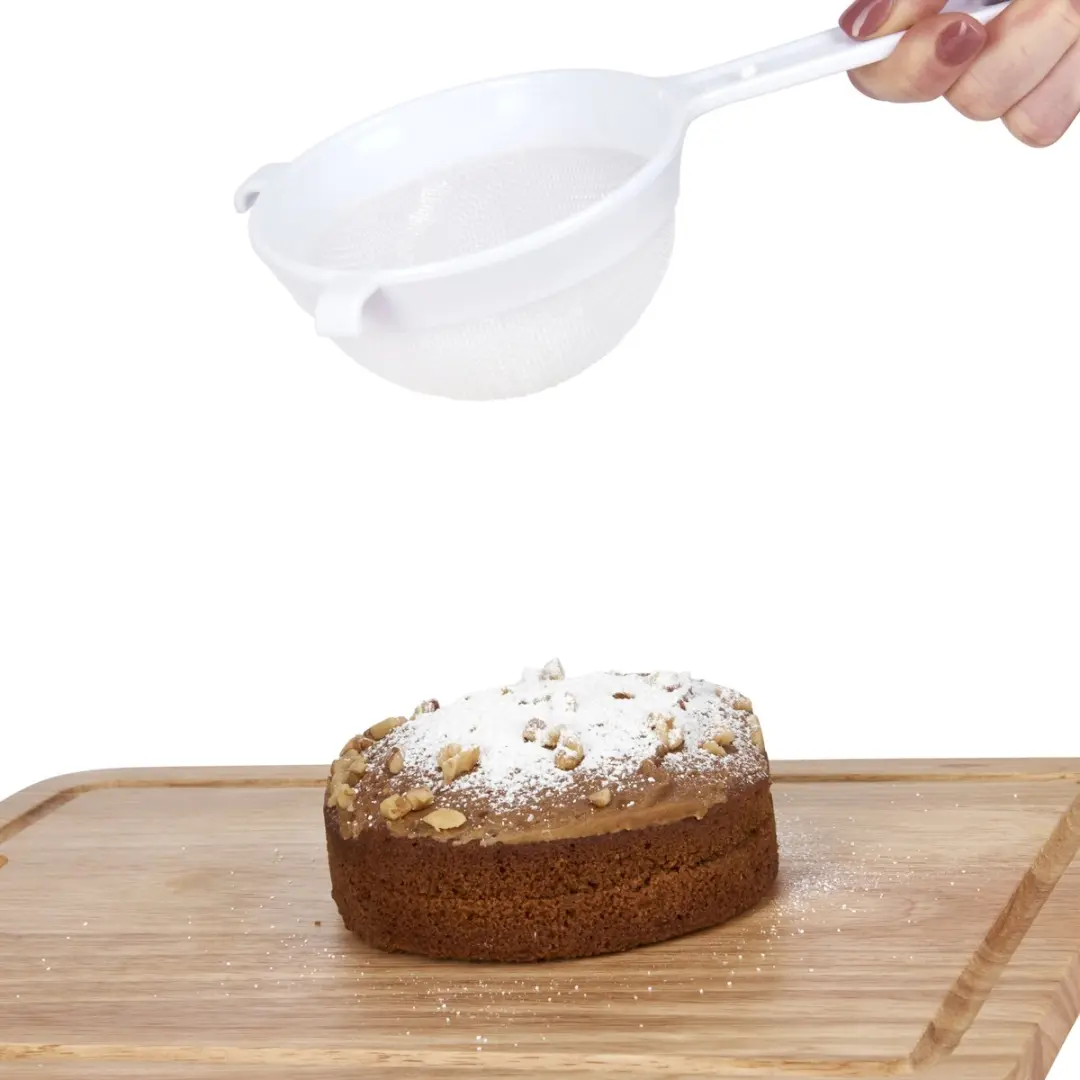 KitchenCraft Kunststof Zeef 12cm - Wit