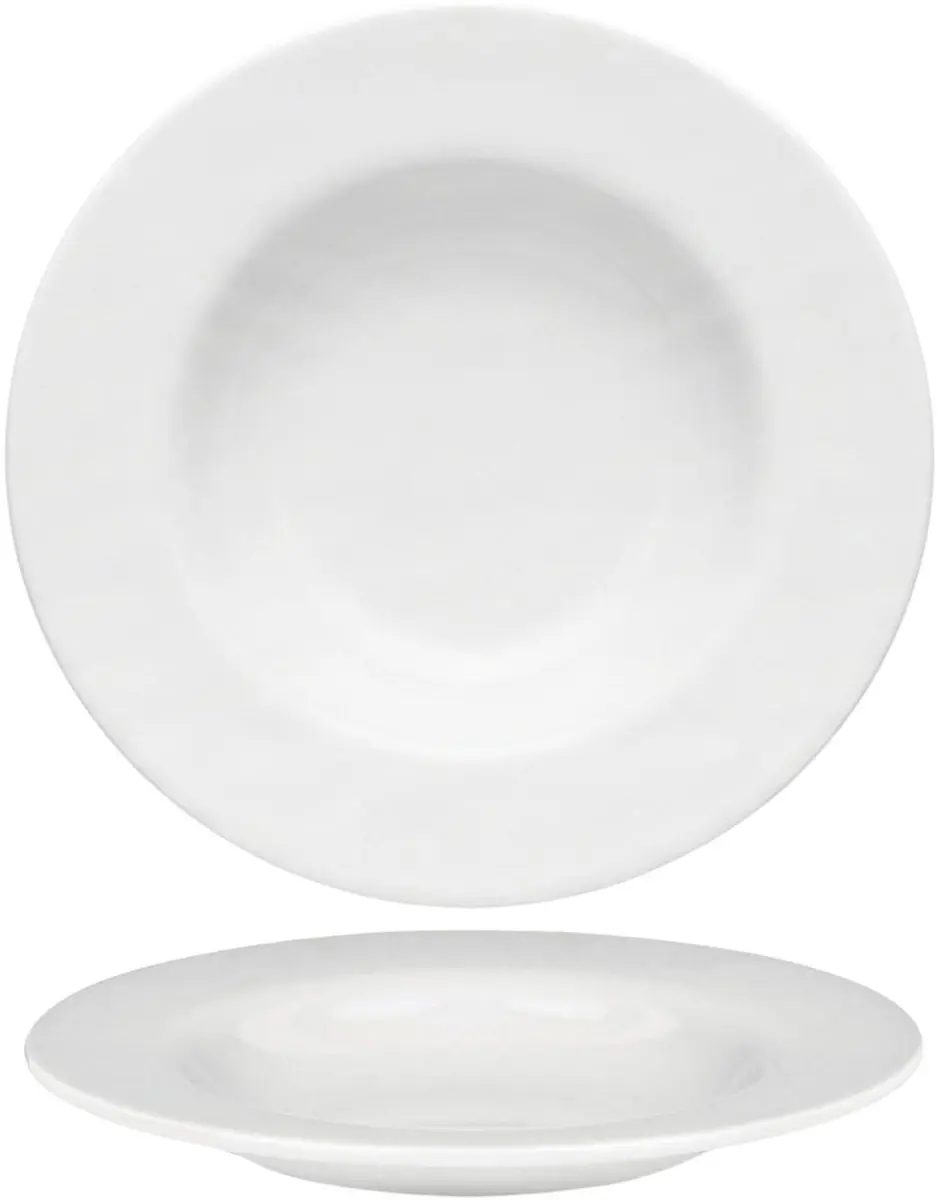 Alessi Diep Bord 22cm - Wit - 4 Stuks