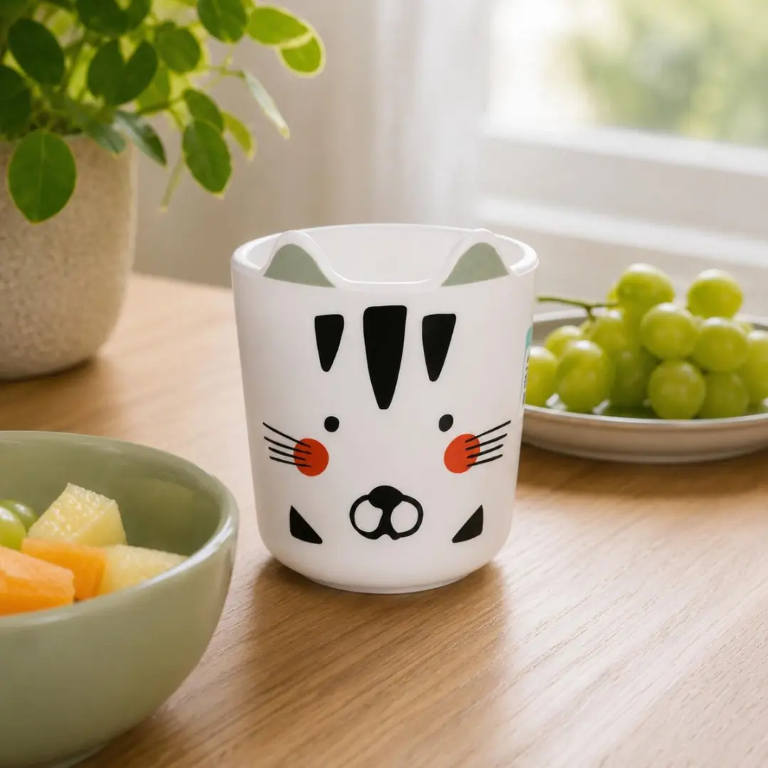 Excellent Houseware Kinder Drinkbeker Katten Thema - 7x9cm - 0.26L