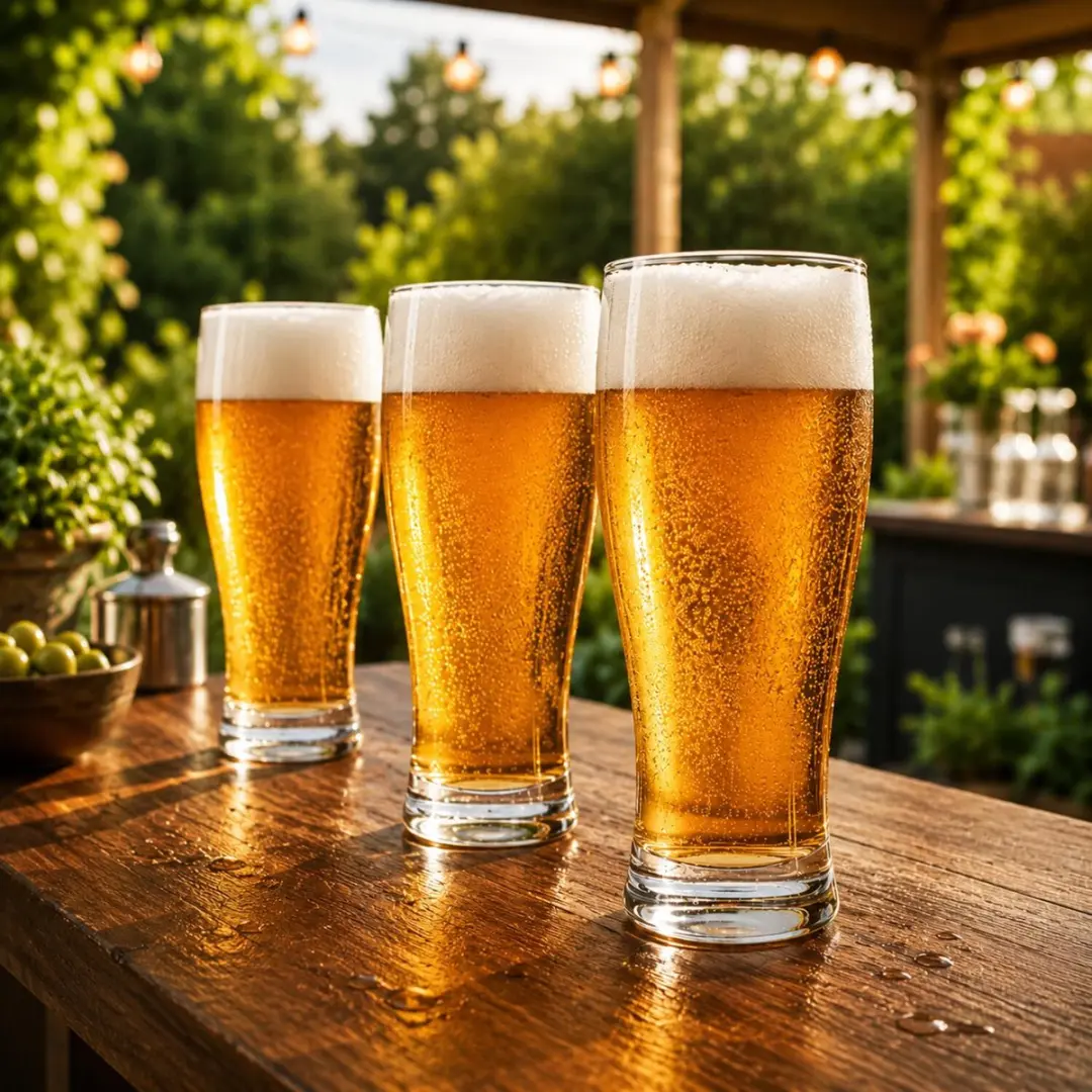 Excellent Houseware Bierglazen Set 12x 550ml - Half Hoog