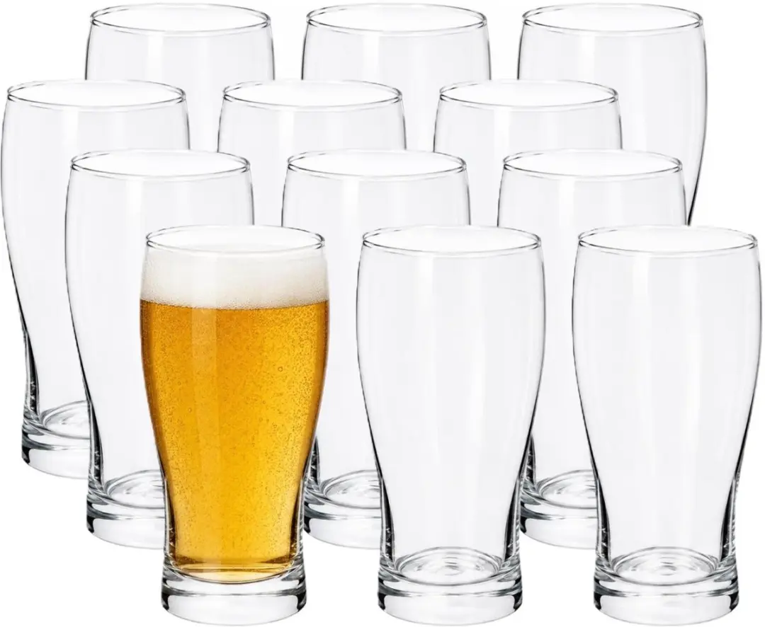 Excellent Houseware Bierglazen Set 12x 550ml