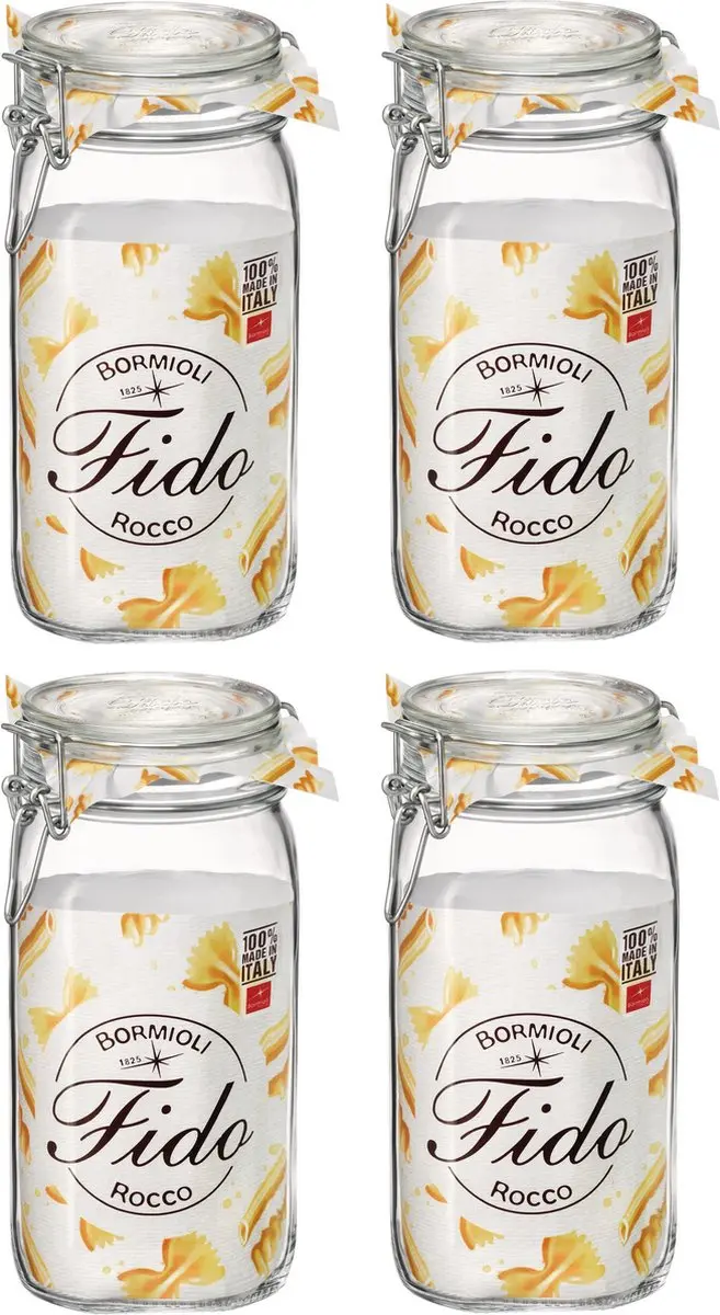 Bormioli Rocco Weckpot Set 2x - 1,5L - 10cm