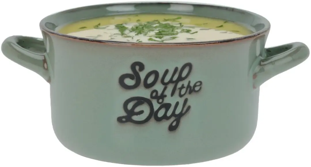 Excellent Houseware Soepkommen Set 8x - 500ml - Groen