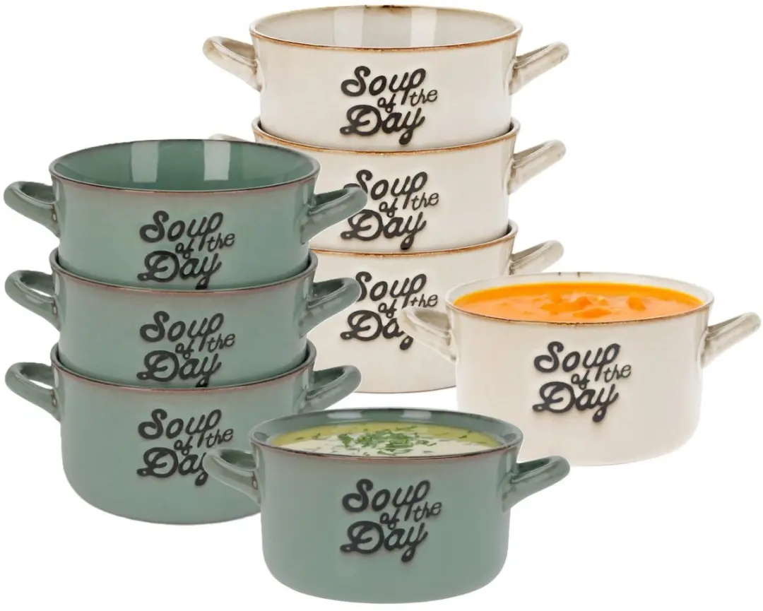 Excellent Houseware Soepkommen Set 8x
