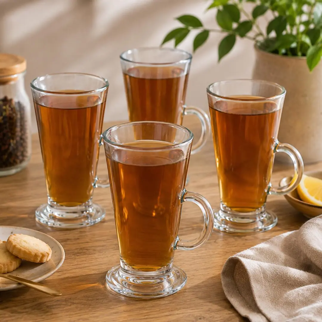 Excellent Houseware Latte Macchiato Glas 270ml - 4 Stuks