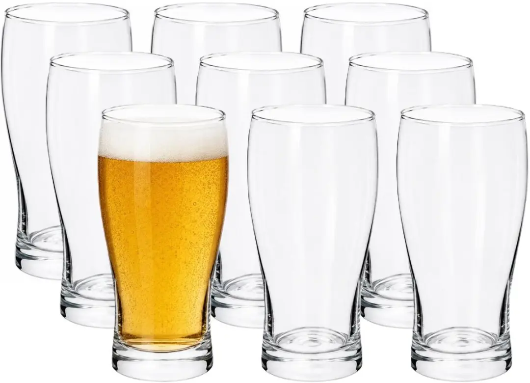 Excellent Houseware Bierglazen Set 9x 550ml