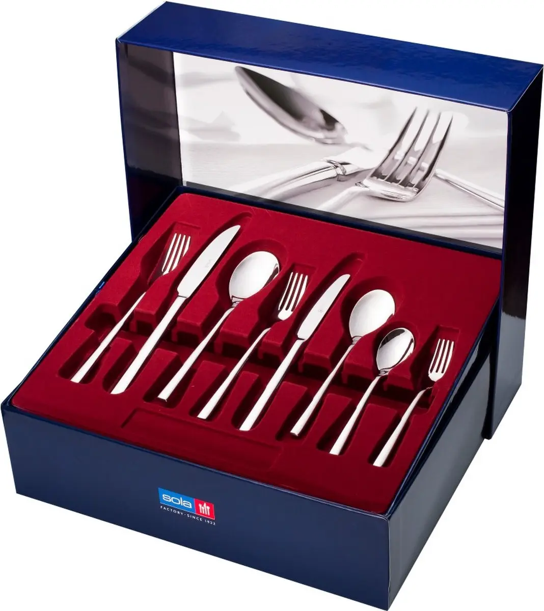 Sola Montreux Bestekset 50-delig - 6 Personen - Zilver