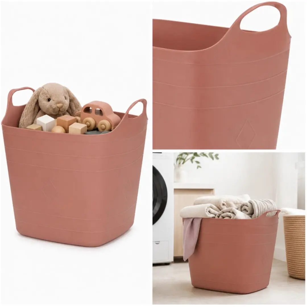 Excellent Houseware Flexibele Emmer 15L - 2 Stuks - Oudroze