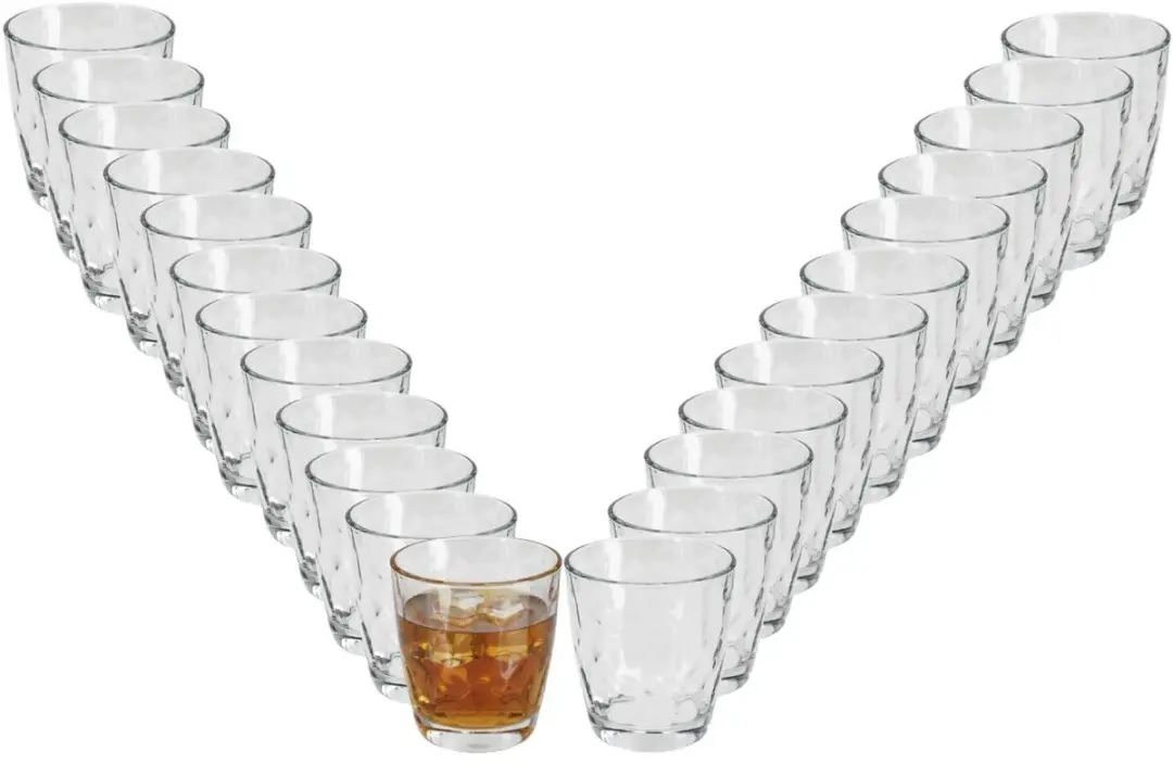 Bormioli Rocco Drinkglazen Diamonds 24 Stuks