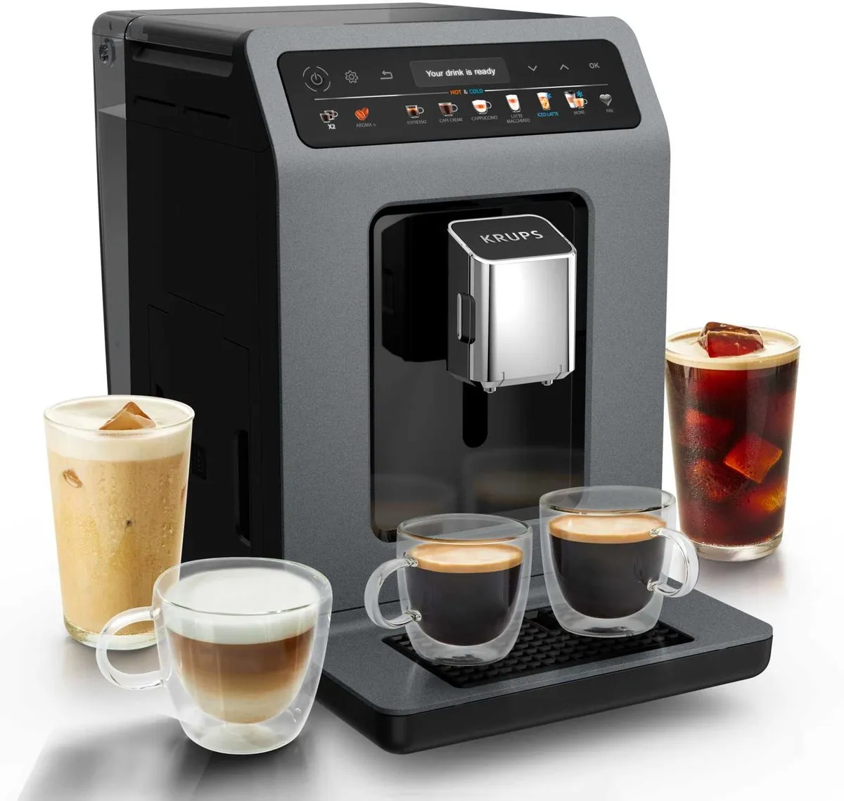 Krups Evidence EA898G Volautomatische Espressomachine