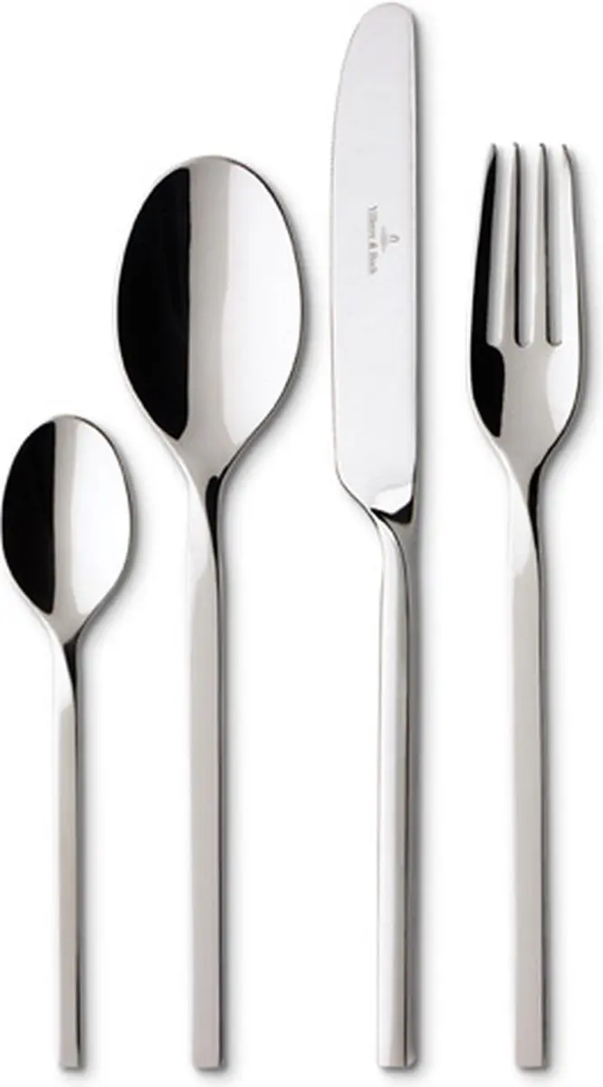 Villeroy & Boch NewWave Bestekset 24-delig - 6 Personen - Zilver