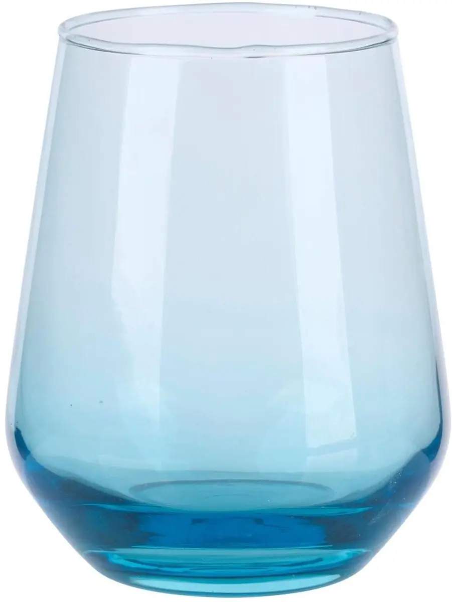 Alpina Tumbler Smoke Drinkglazen 450ml - 12 Stuks - Aqua