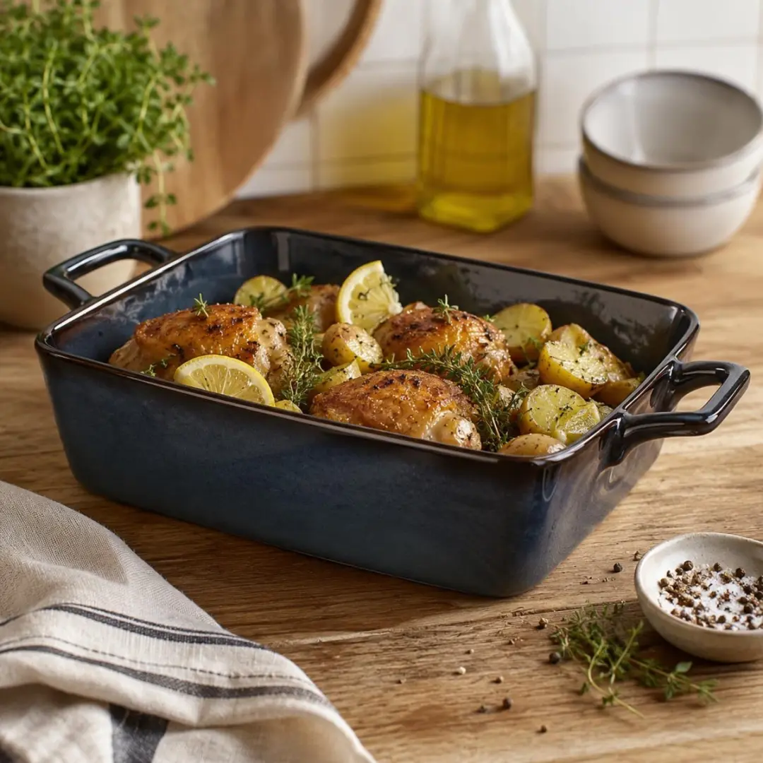 Excellent Houseware Ovenschaal 2 Stuks - Zwart