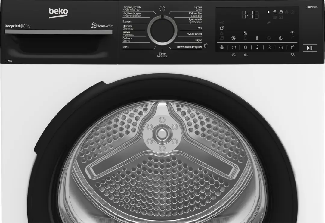 Beko BM3T3924W Warmtepompdroger 9 kg - Wit