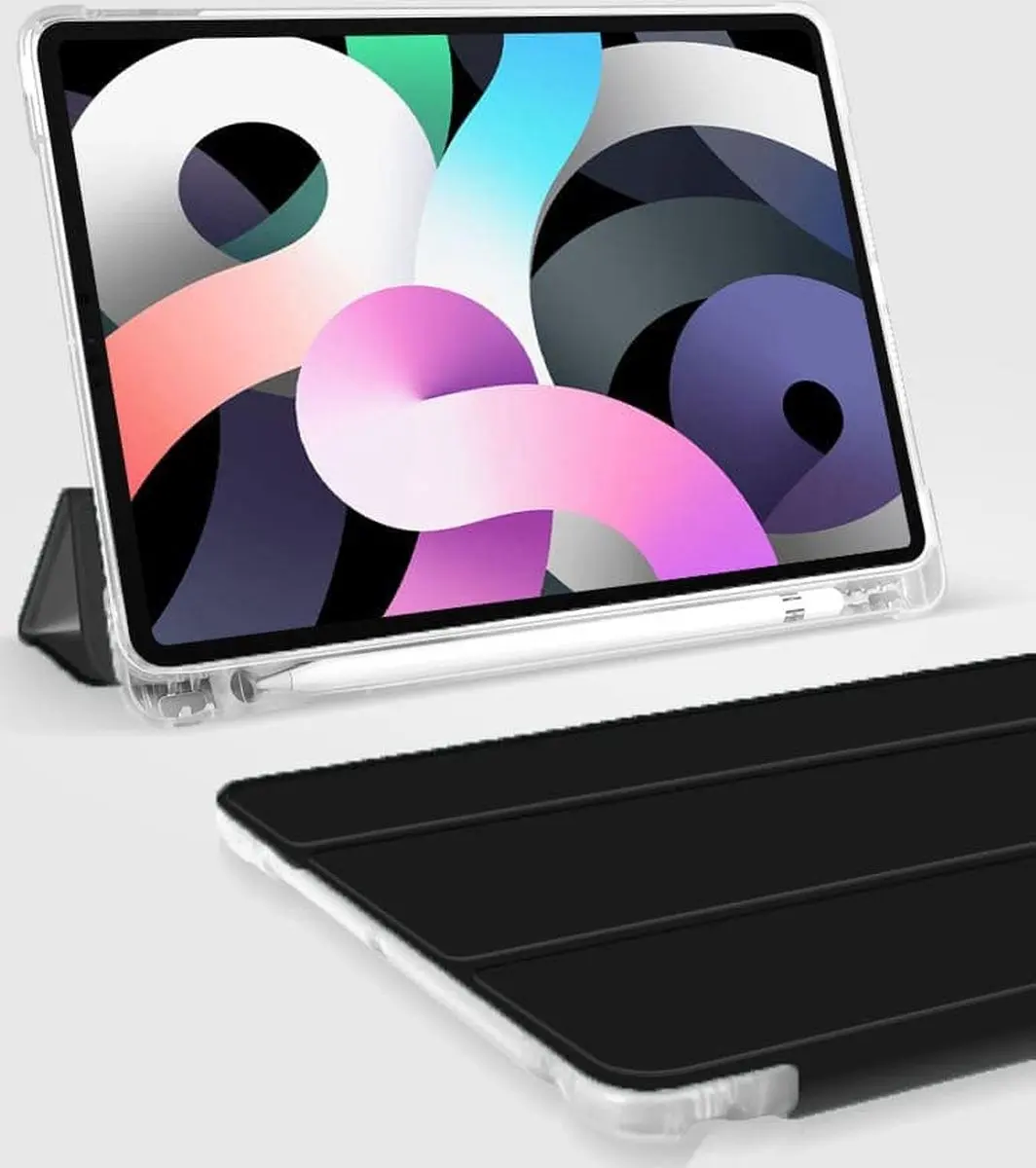 Fonu Trifold Bookcase iPad Mini 7/6 Hoes - Zwart - 8.3" - MPN 7989 - afbeelding 6 van 6
