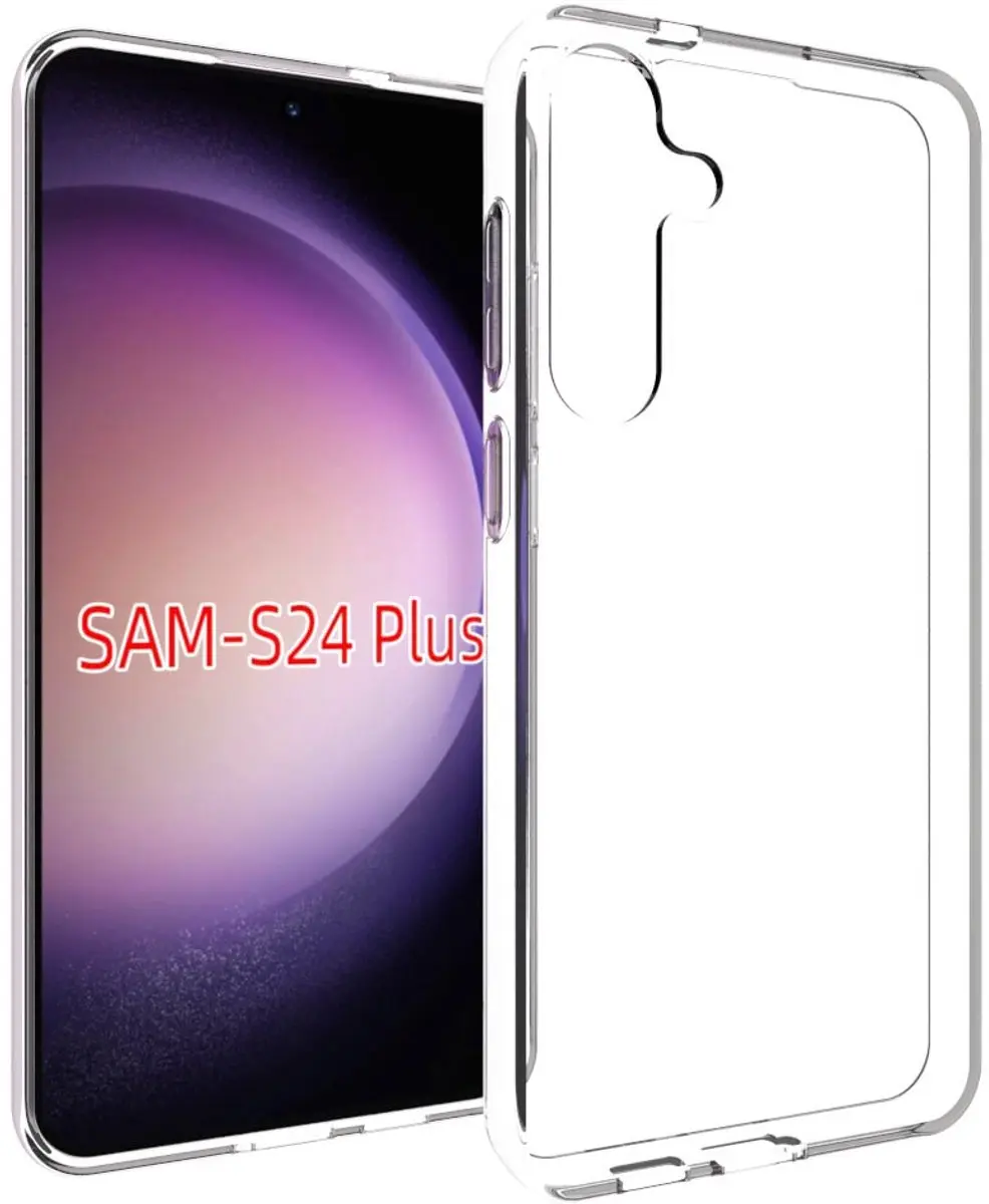 Fonu Transparant Siliconen Hoesje S24 Plus