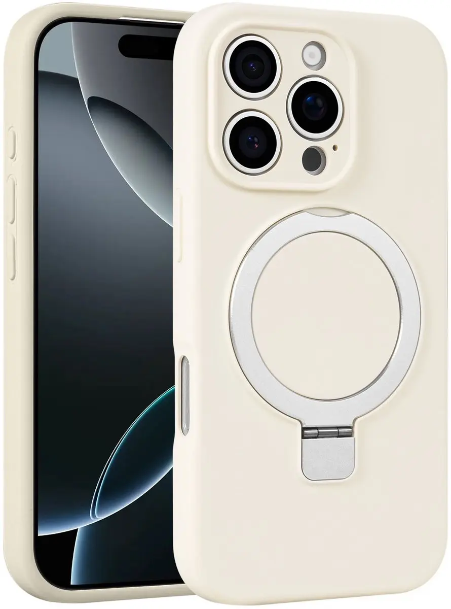 Fonu iPhone 16 Pro Max Hoesje - MagSafe - Beige