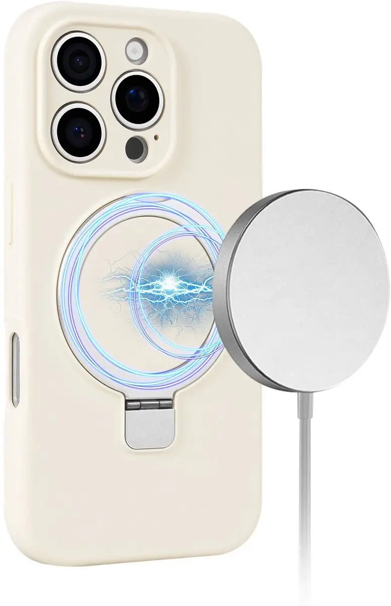 Fonu iPhone 16 Pro Max Hoesje - MagSafe - Beige