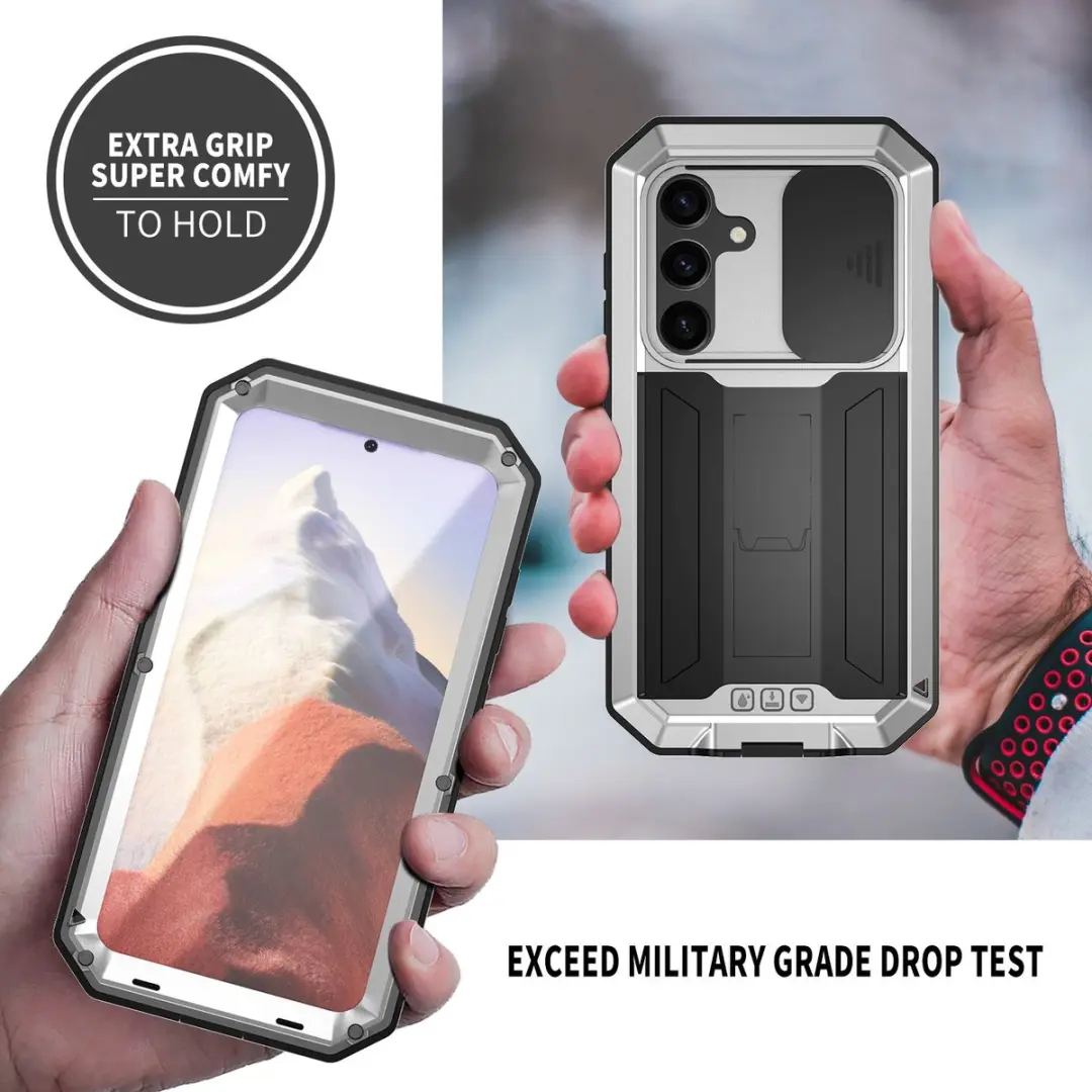 Fonu Stofdicht Hoesje Samsung Galaxy S24 11475 - Zilver