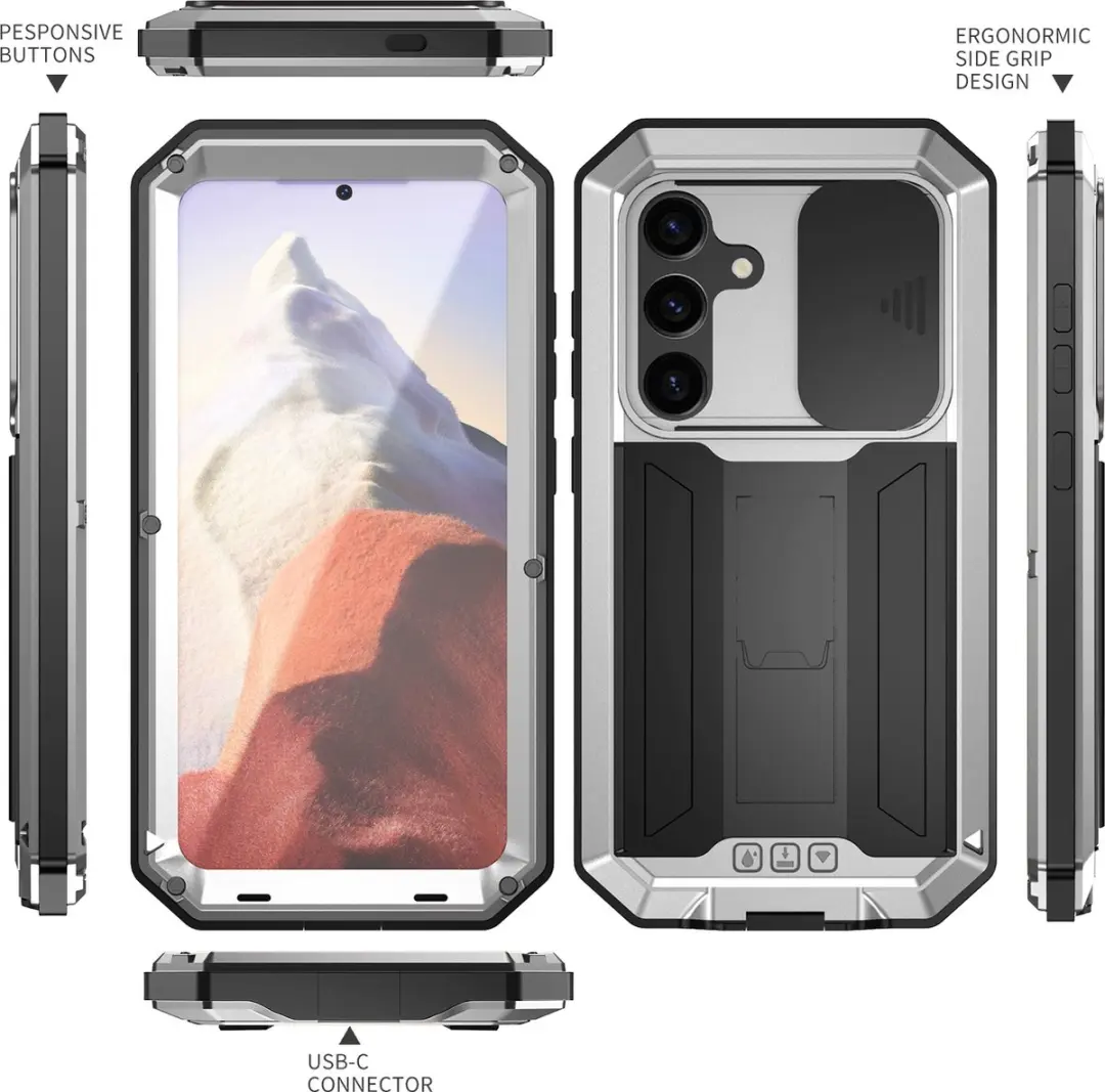 Fonu Stofdicht Hoesje Samsung Galaxy S24 11475 - Zilver