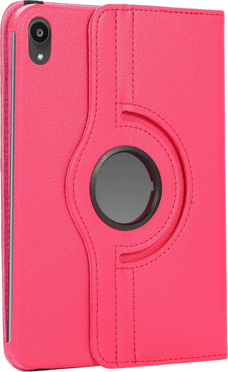 Fonu.nl iPad Mini 6/7 Hoes - 8.3 Inch - Donkerroze - 360° Draaibaar