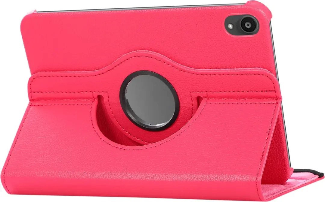 Fonu.nl iPad Mini 6/7 Hoes - 8.3 Inch - Donkerroze - 360° Draaibaar