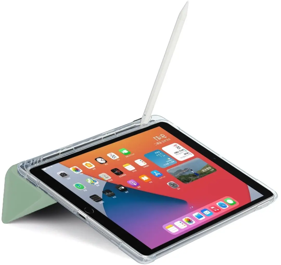 Fonu.nl iPad 7/8/9 Folio Hoes 10.2" - Lichtgroen - 7774