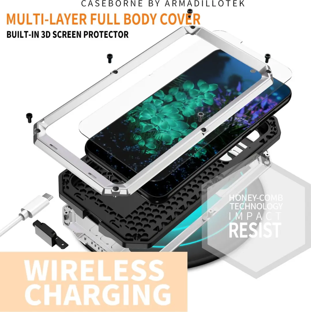 Fonu Stofdicht Hoes Samsung Galaxy S23+ - Zilver