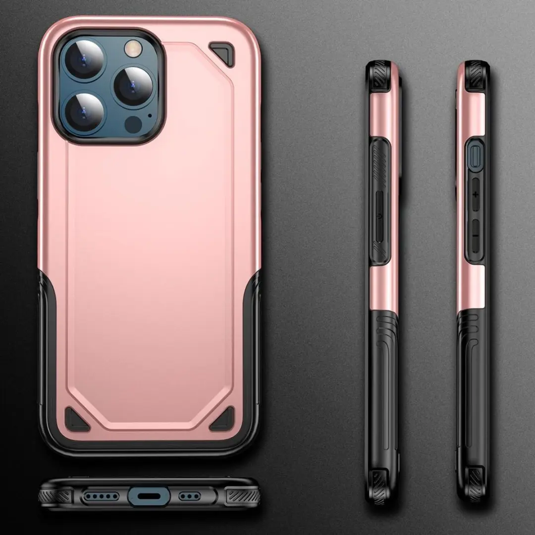 Fonu Hybrid Armor Backcase iPhone 13 Pro Max - Roségoud
