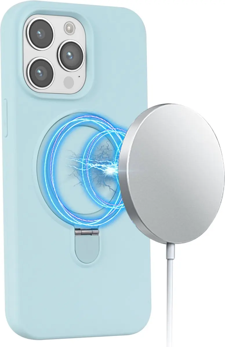Fonu.nl iPhone 15 Pro Max Telefoonhoesje - MagSafe - Blauw