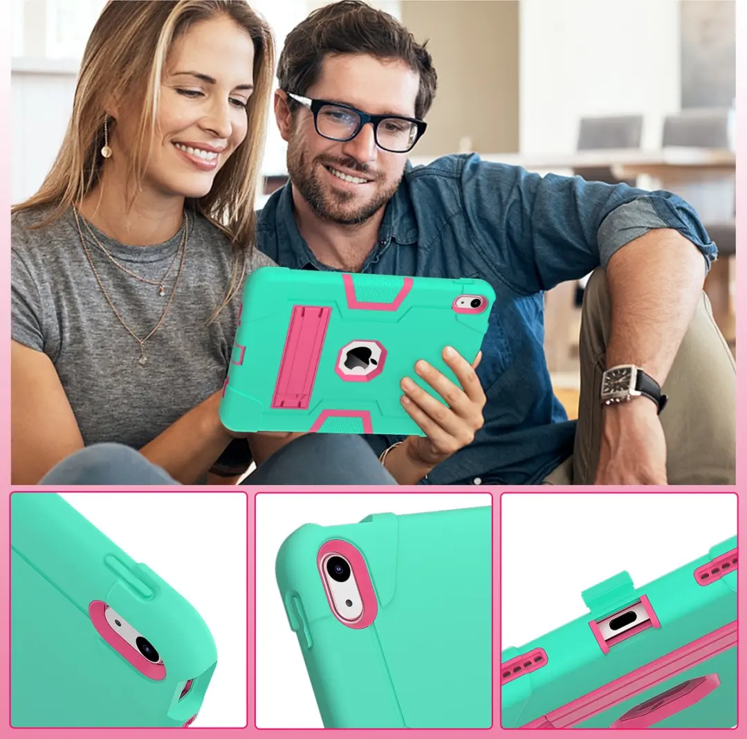 Fonu.nl iPad 10/11 Hoesje 10.9" - Shockproof Aqua - 10259 - afbeelding 6 van 6