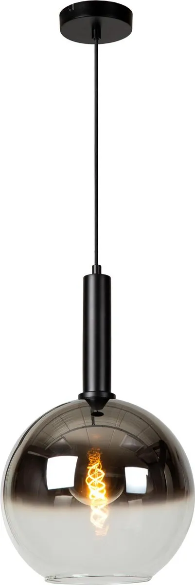 Lucide Marius Hanglamp Ø30cm - 1xE27 - Zwart