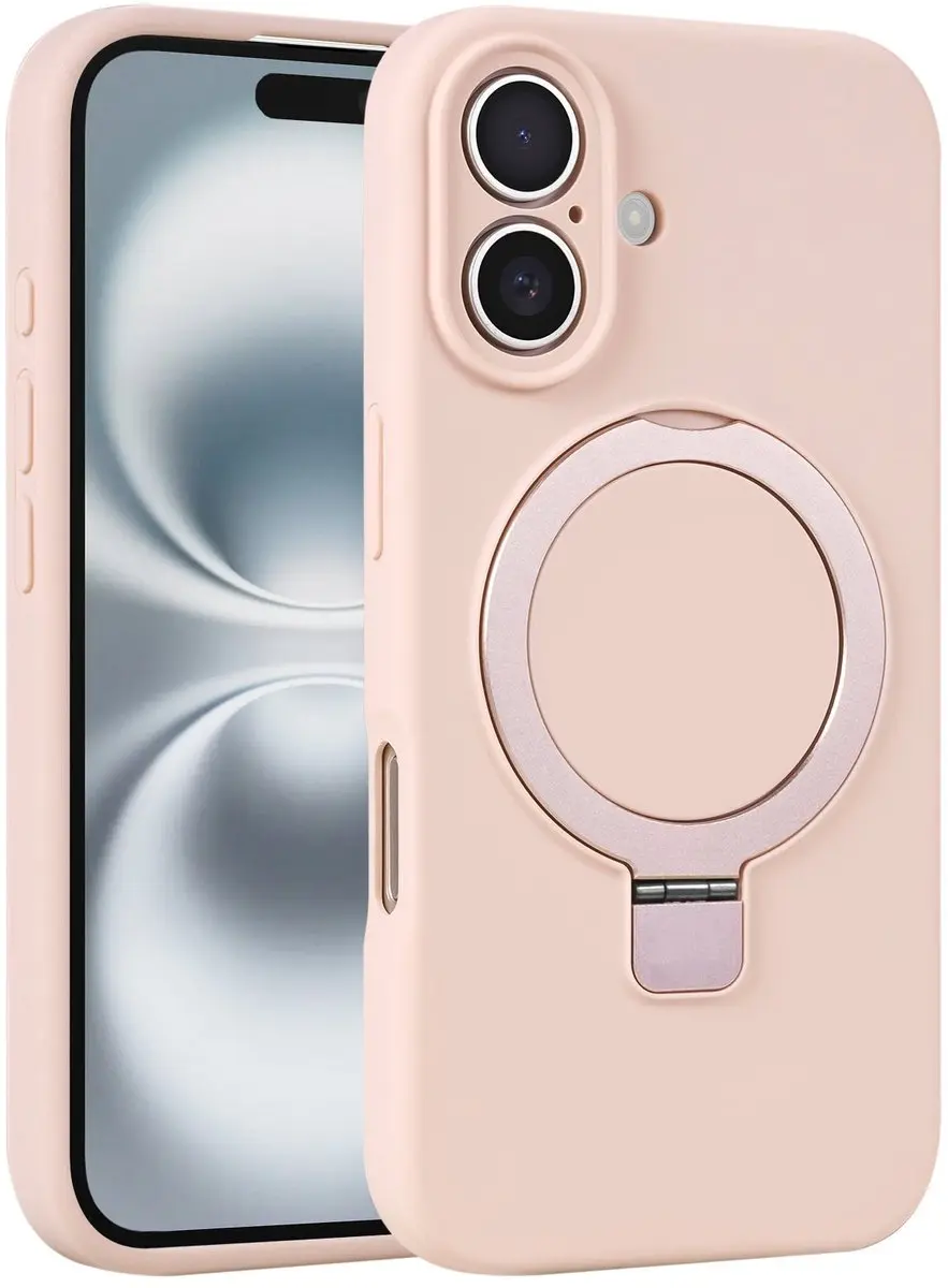 Fonu iPhone 16 Plus Hoesje - MagSafe Roze