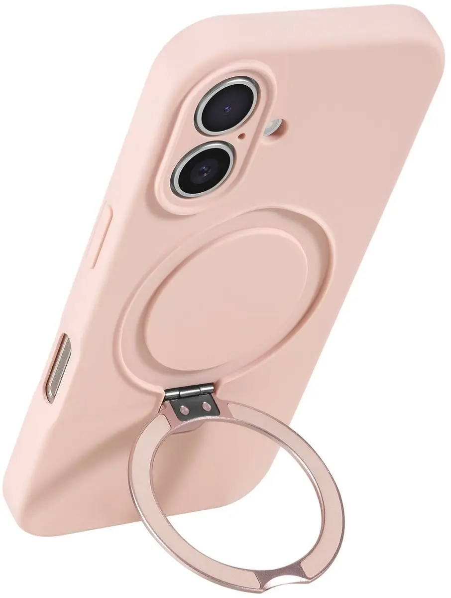 Fonu iPhone 16 Plus Hoesje - MagSafe Roze