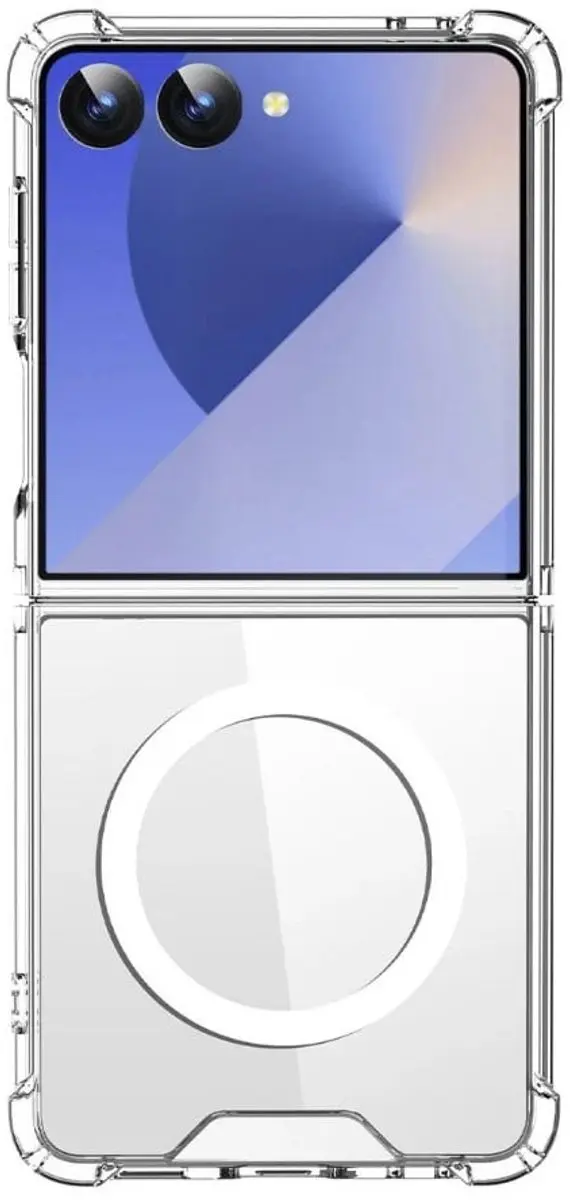 Fonu Samsung Galaxy Z Flip 7 Hoesje Transparant - Anti-shock