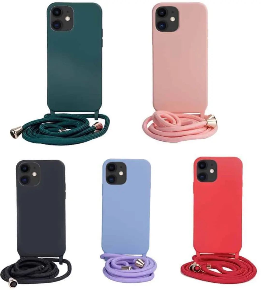 Fonu Siliconen Backcase Hoesje iPhone 12/12 Pro - Zwart