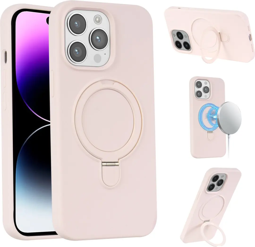 Fonu.nl iPhone 13 Pro Max Hoesje Magnetisch Roze