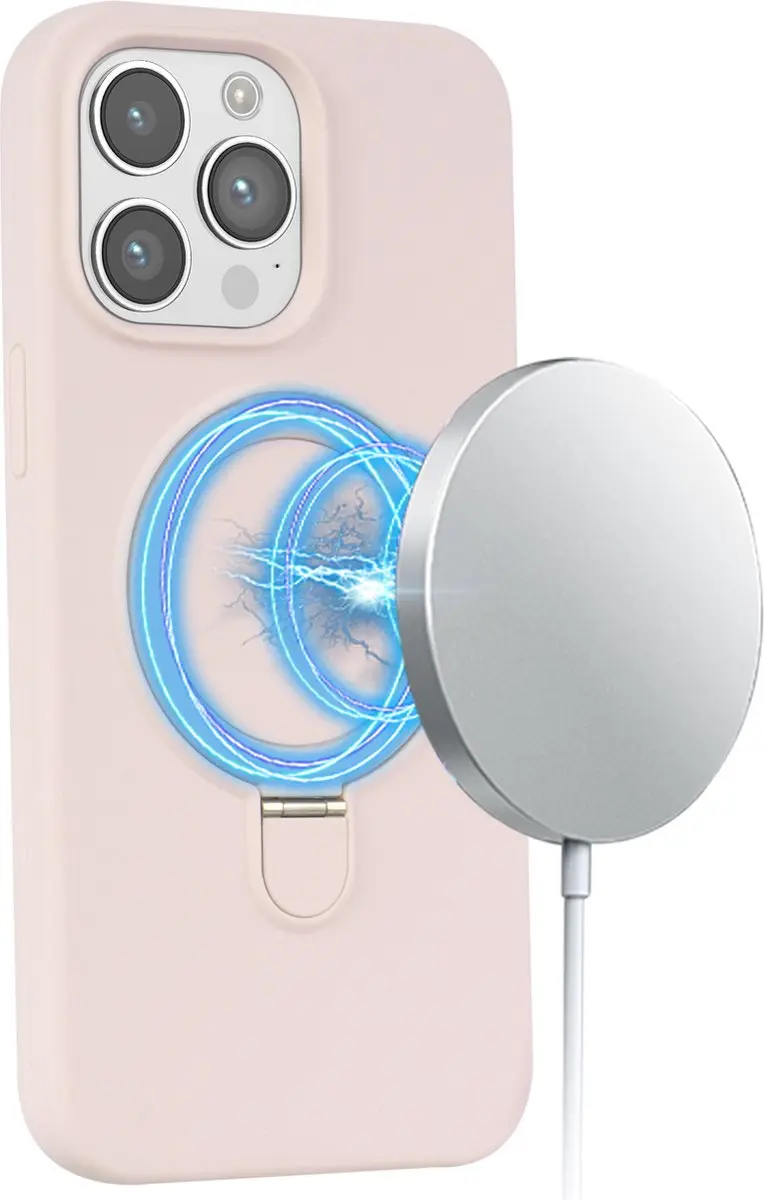 Fonu.nl iPhone 13 Pro Max Hoesje Magnetisch Roze - 11409