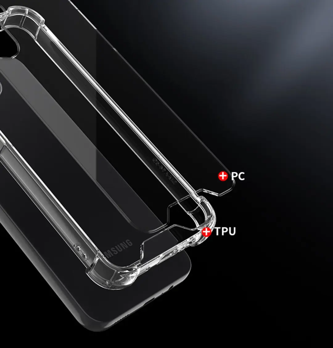 Fonu Stevig Hoesje Samsung Galaxy A24 - Transparant