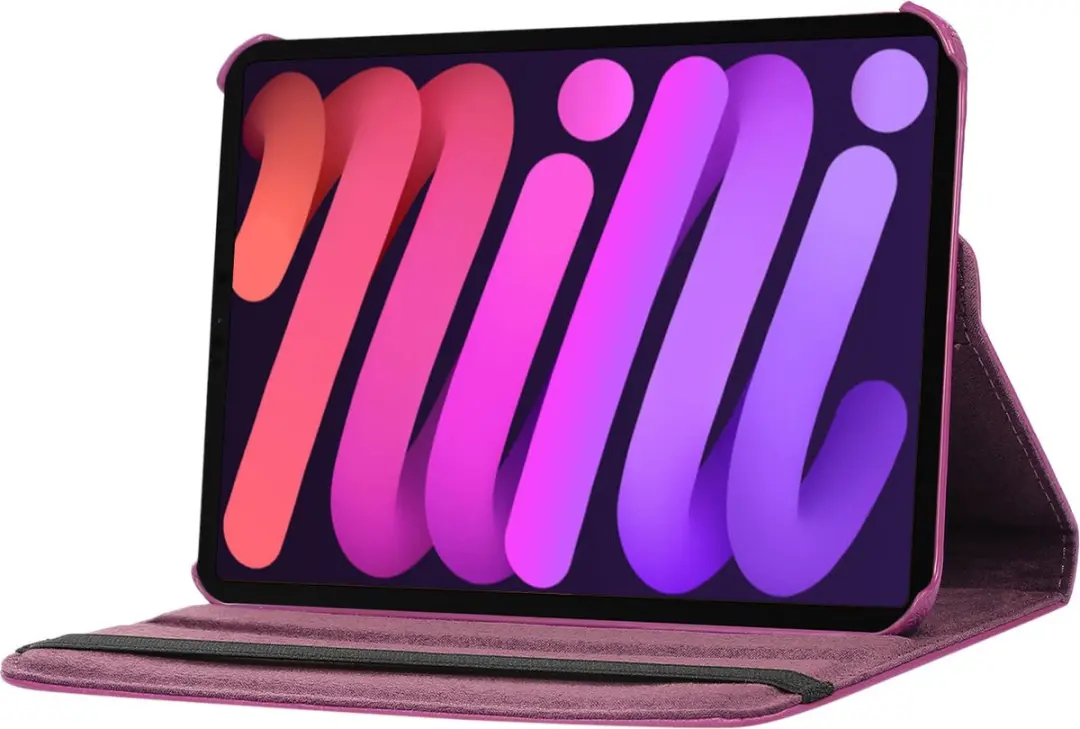 Fonu.nl iPad Mini 6/7 Hoes - 8.3 Inch - 360° Draaibaar - Paars - afbeelding 6 van 6