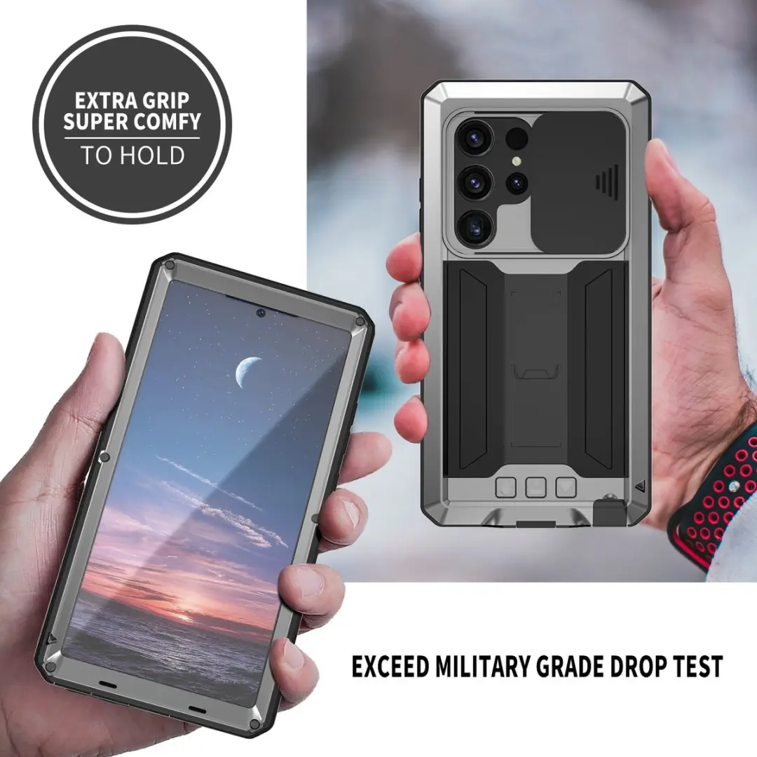 Fonu Telefoonhoes Samsung Galaxy S24 Ultra - Zilver - MPN 11471