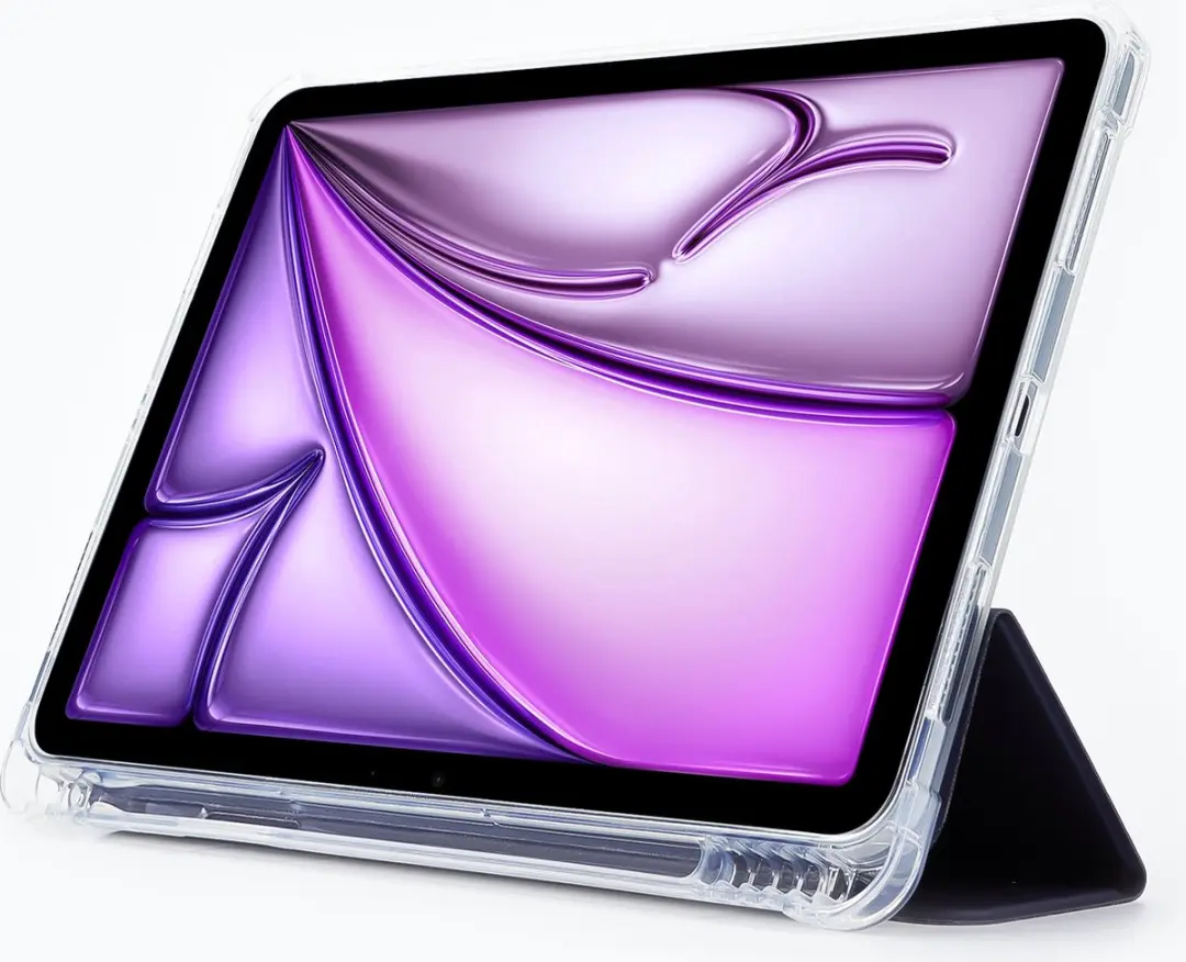 Fonu Hoes iPad Air 11 Blauw - 11733 - Autowake & Pencilhouder